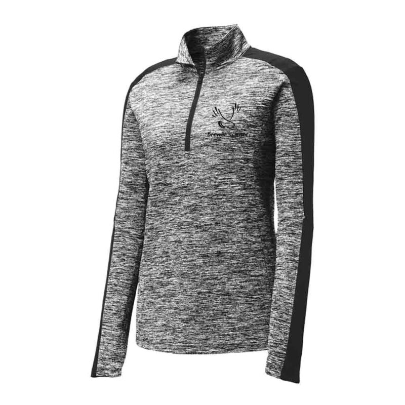 Sport-Tek® Women's PosiCharge® Electric Heather Colorblock 1/4-Zip Pullover