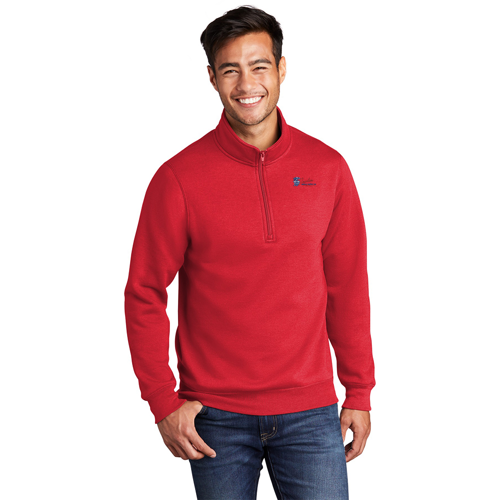 Port & Company ® Core Fleece 1/4-Zip Pullover Sweatshirt | BloomcoInc ...